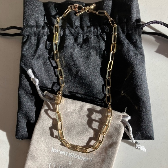 NWT LOREN STEWART X CURATEUR 15" Double Wrap Gold Toggle Bracelet - Picture 3 of 3